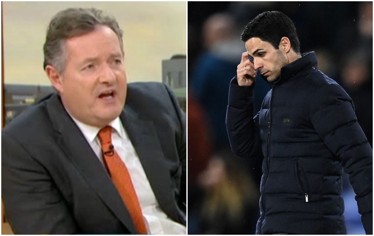 piers morgan mikel arteta arsenal