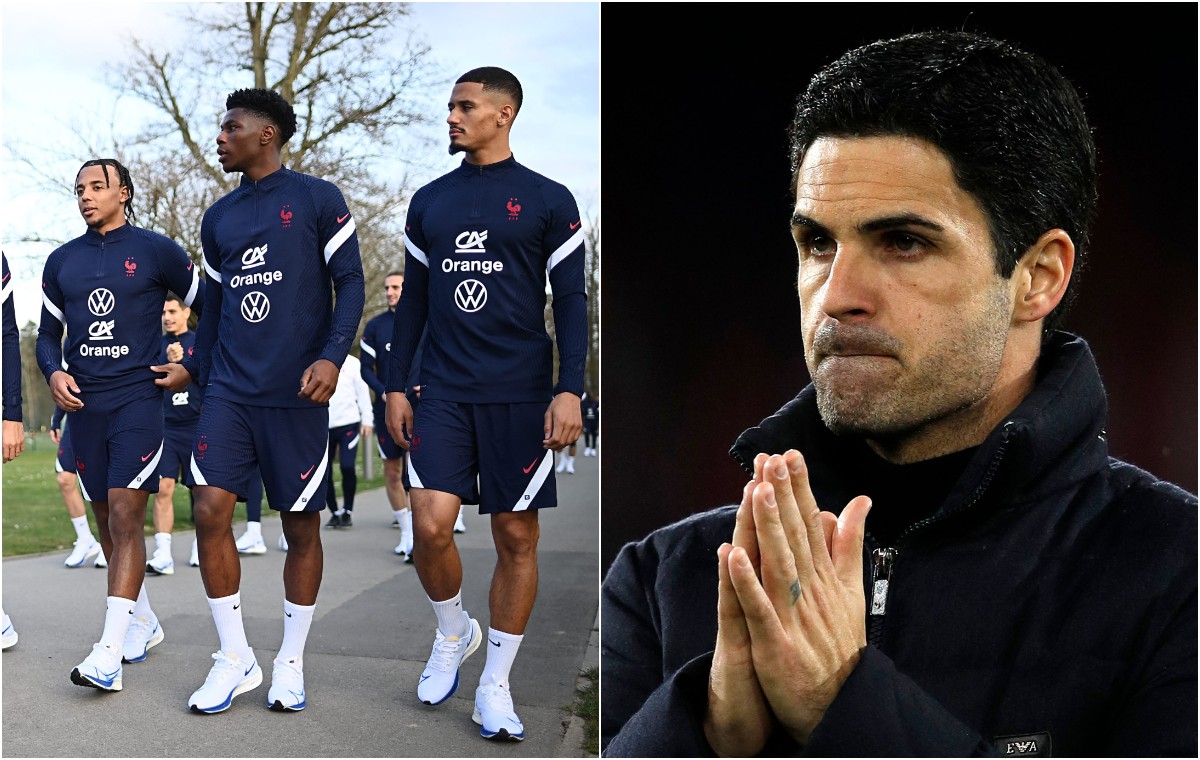saliba france arteta arsenal