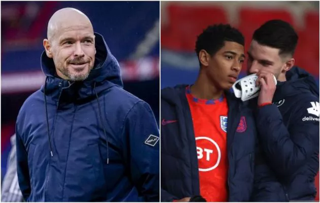 ten hag bellingham rice united