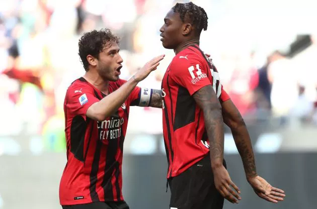 AC Milan vs Fiorentina Rafael Leao