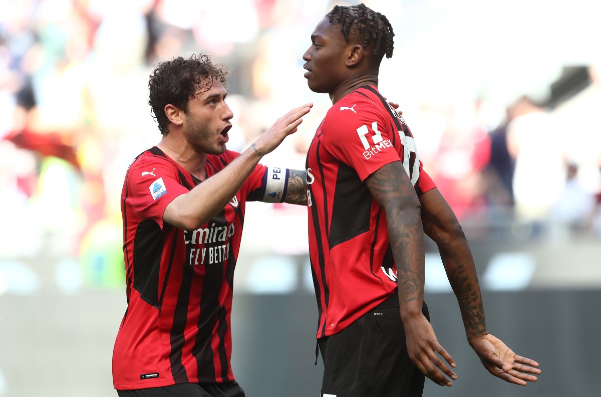 AC Milan vs Fiorentina Rafael Leao