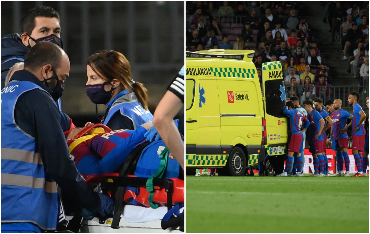 Araujo head injury ambulanceAraujo head injury ambulance
