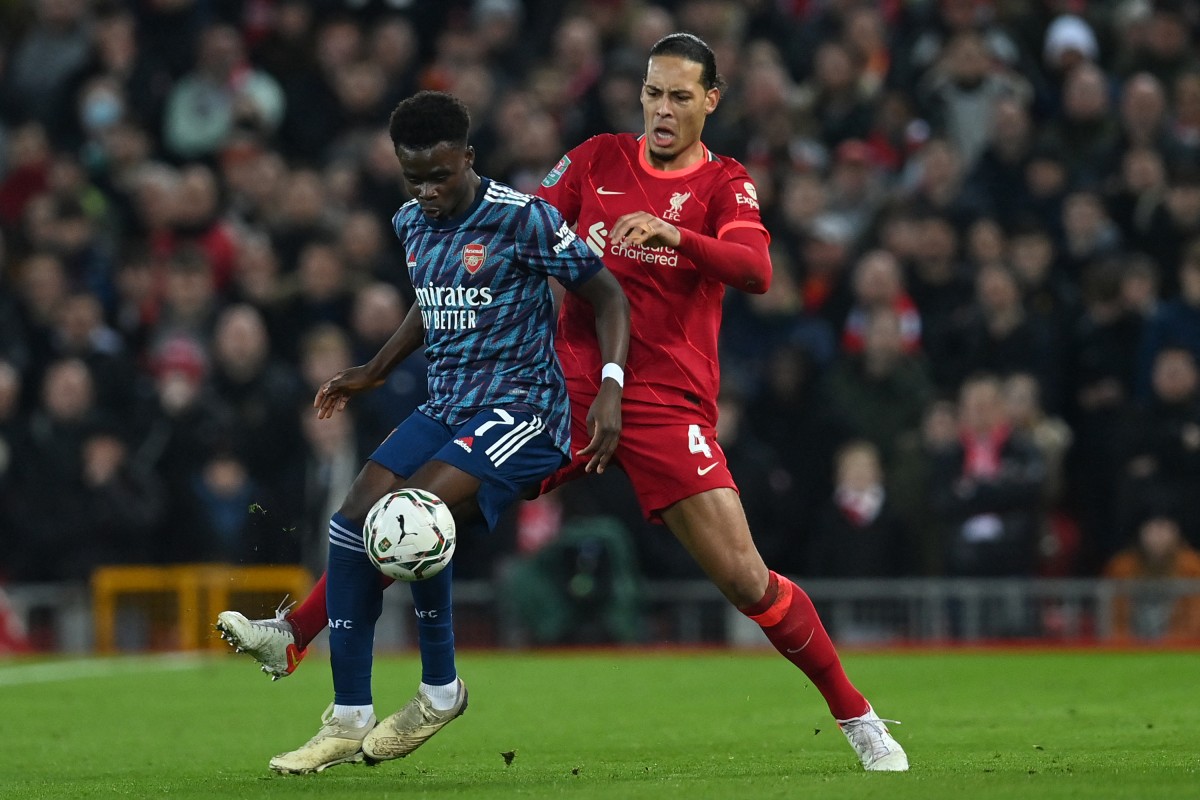 Bukayo Saka vs Virgil van Dijk