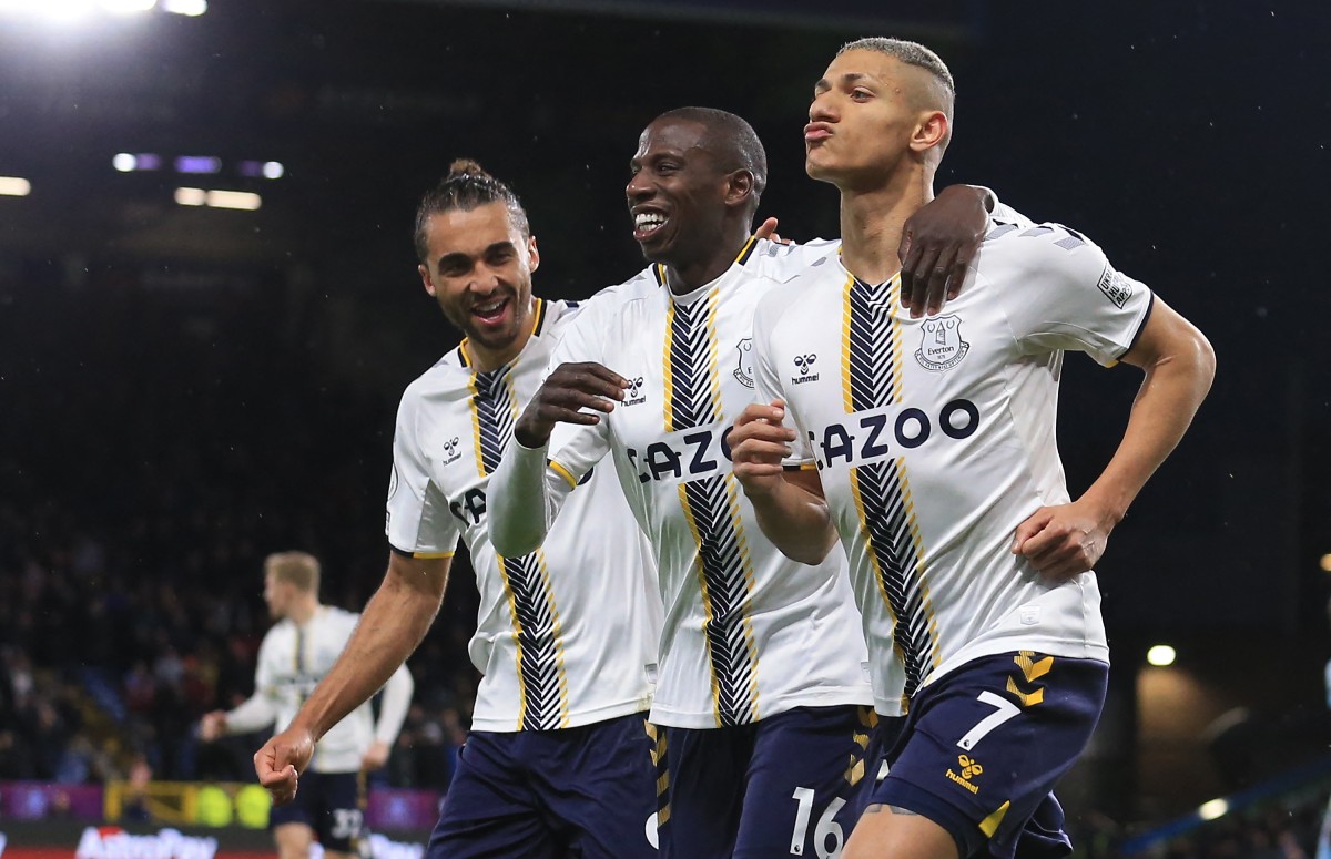 Burnley vs Everton Richarlison 2022