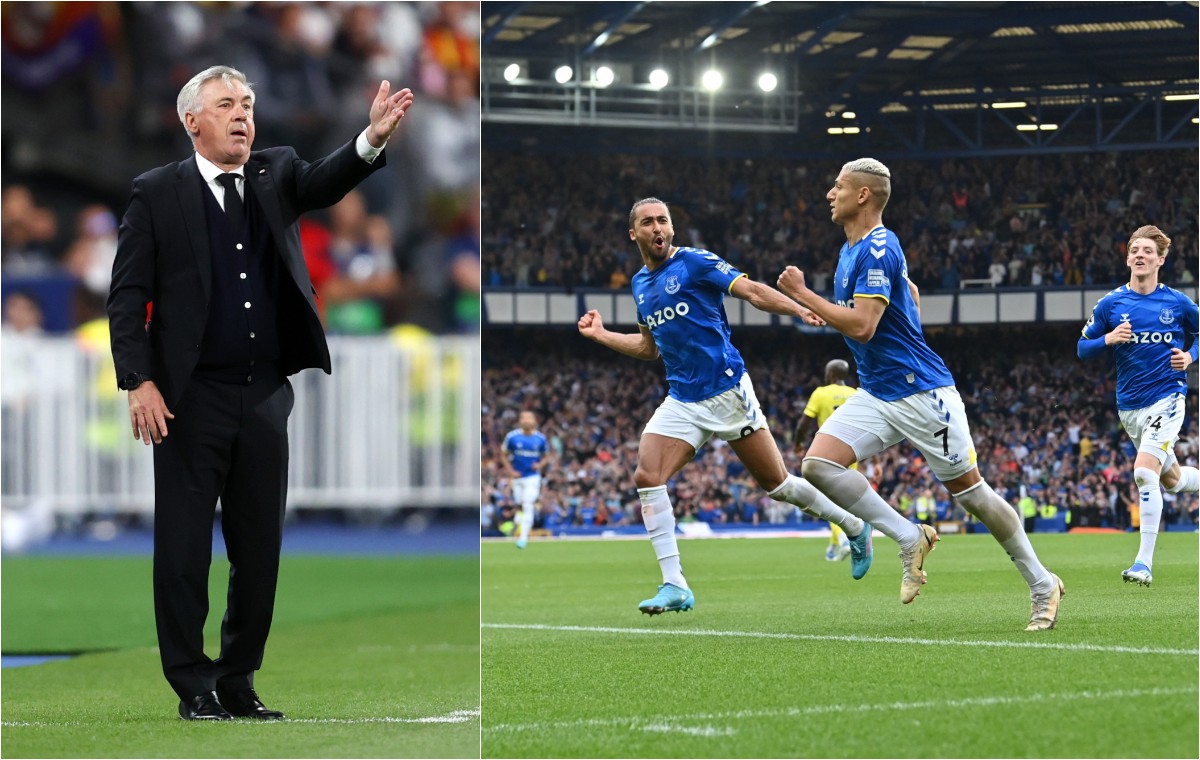Carlo Ancelotti Calvert-Lewin Richarlison
