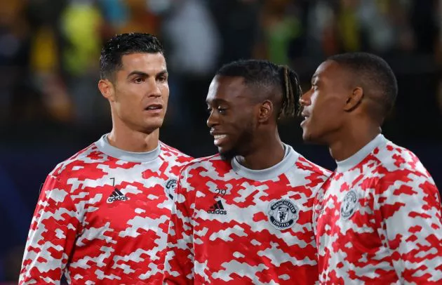 Cristiano Ronaldo Aaron Wan-Bissaka Anthony Martial