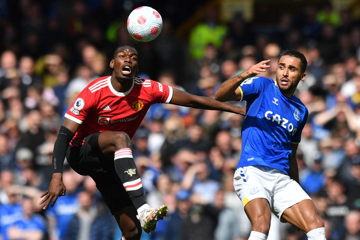 Everton Man U Pogba Calvert-Lewin