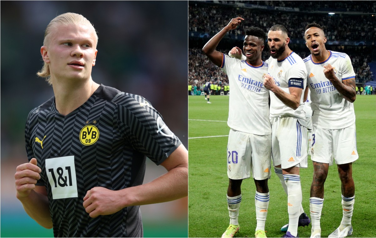 Haaland Vinicius Benzema Militao
