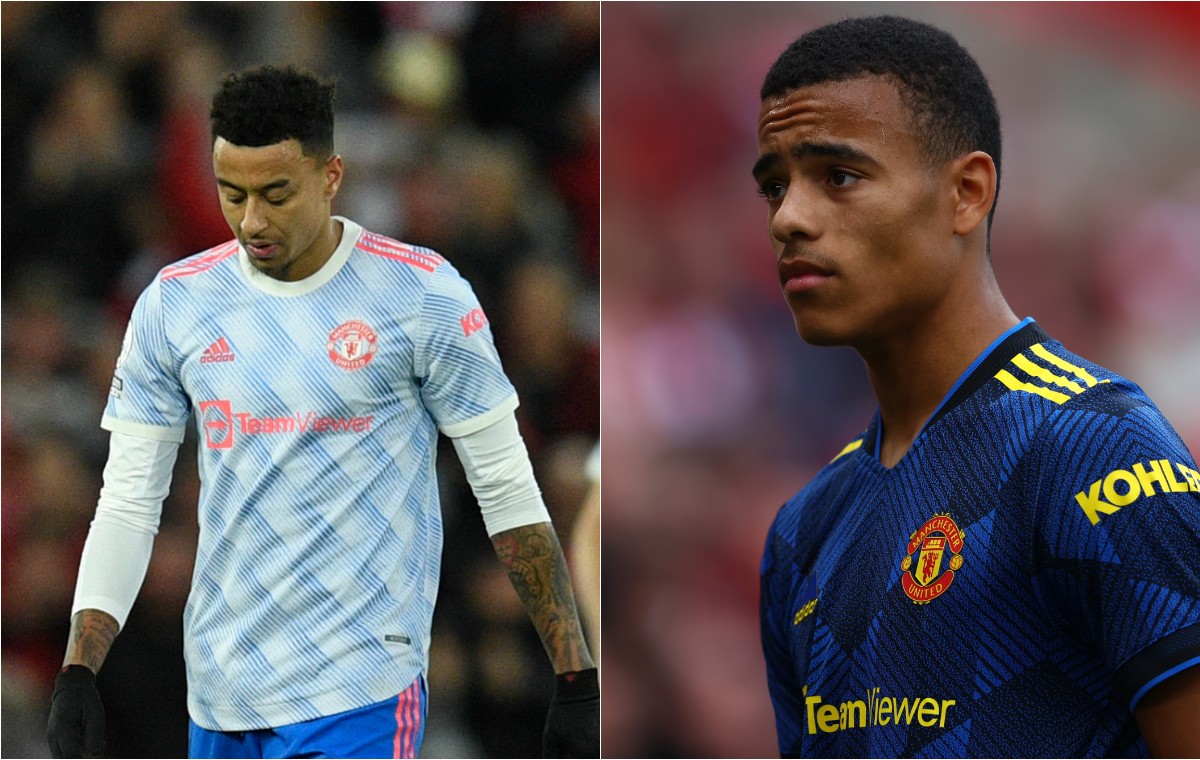 Jesse Lingard Mason Greenwood Manchester United