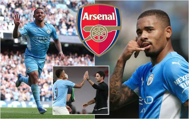 Gabriel Jesus Arsenal Man City