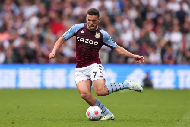 John McGinn Villa vs Palace