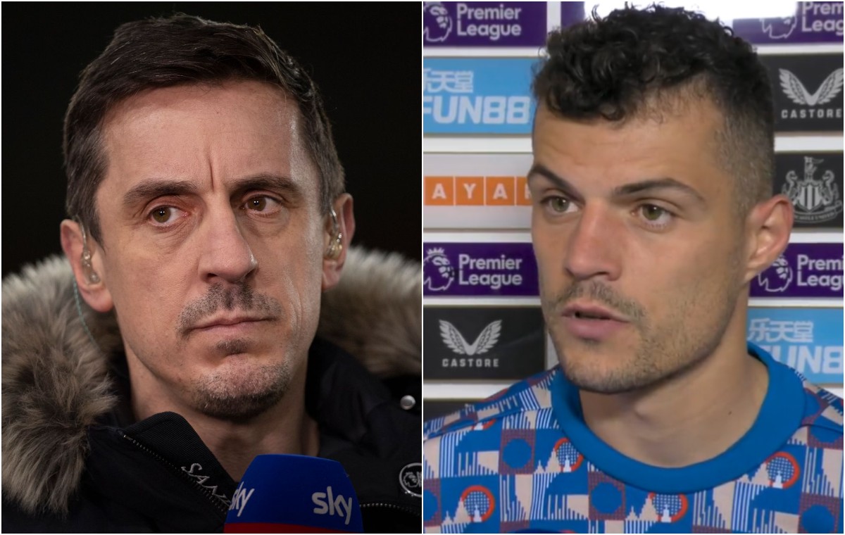Neville and Xhaka