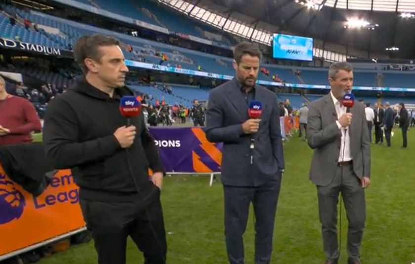 Gary Neville and Roy Keane Olsen