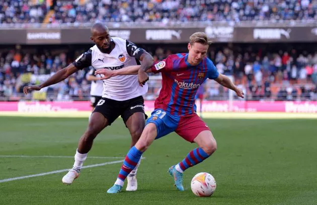 Frenkie de Jong Barcelona Valencia
