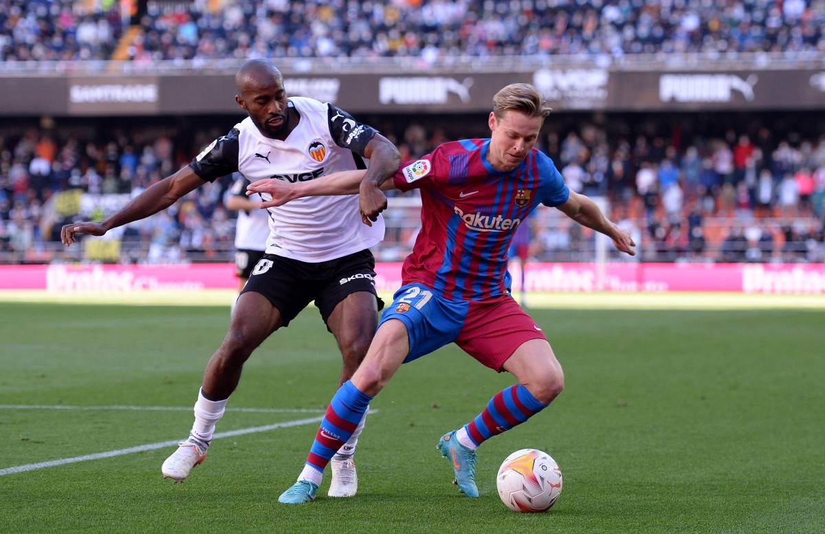 Frenkie de Jong Barcelona Valencia