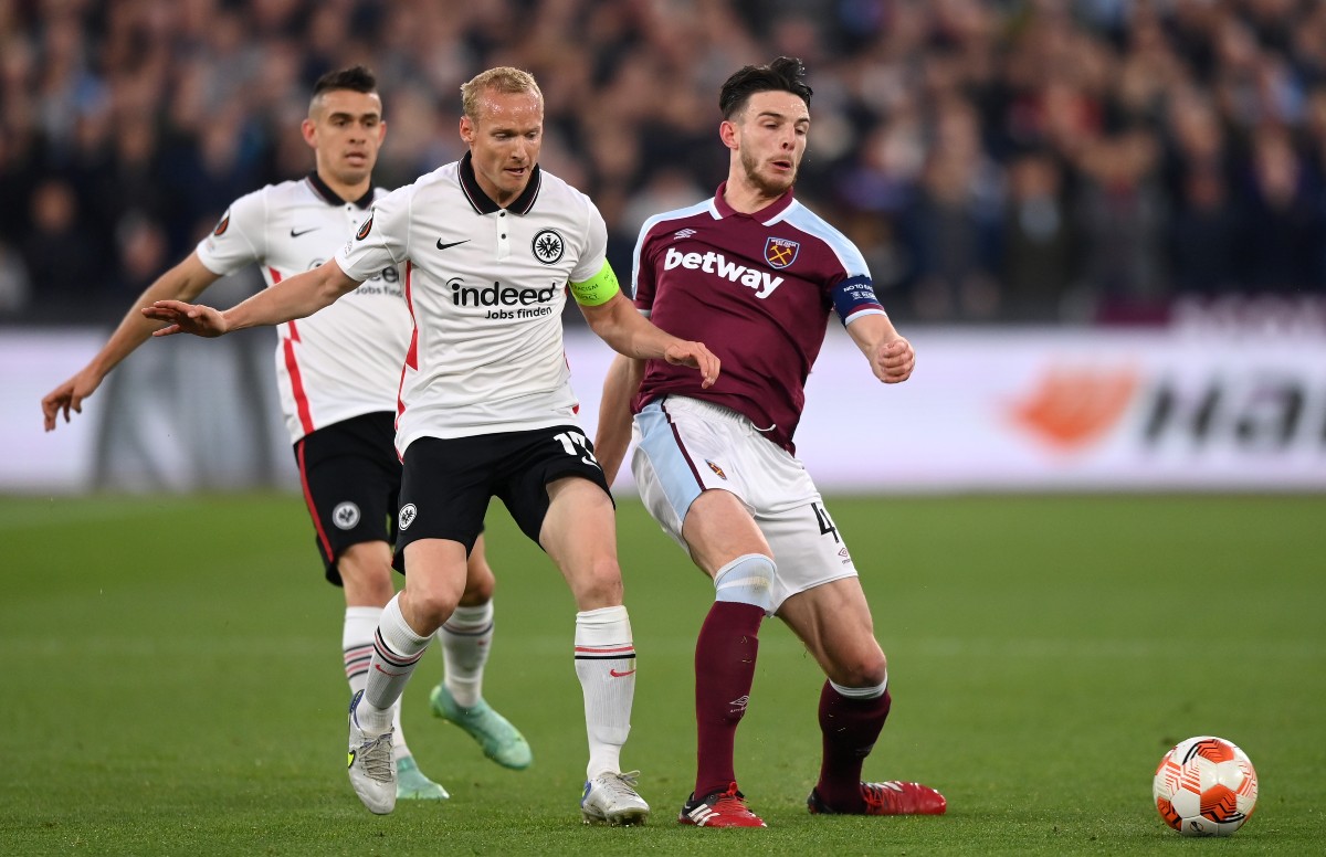 West Ham Eintracht Frankfurt Declan Rice