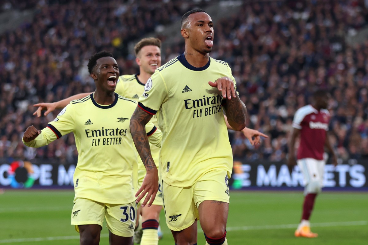 arsenal gabriel magalhaes eddie nketiah