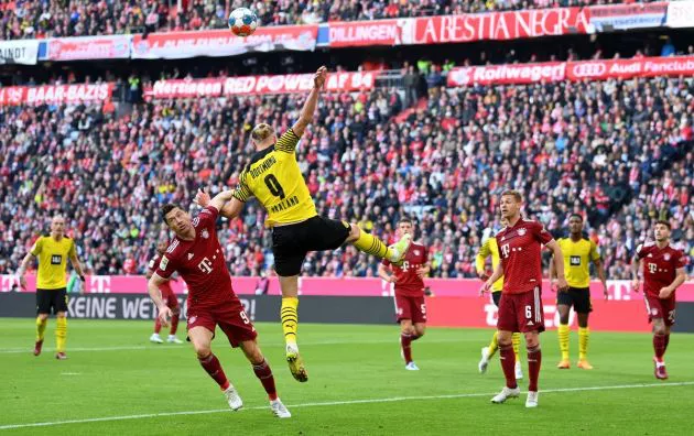 bayern dortmund lewa haaland