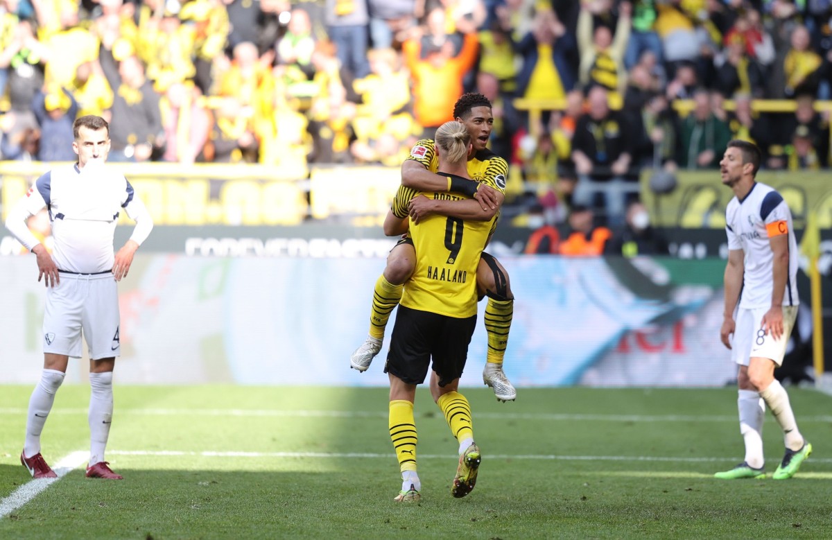 Erling Haaland Jude Bellingham Borussia Dortmund