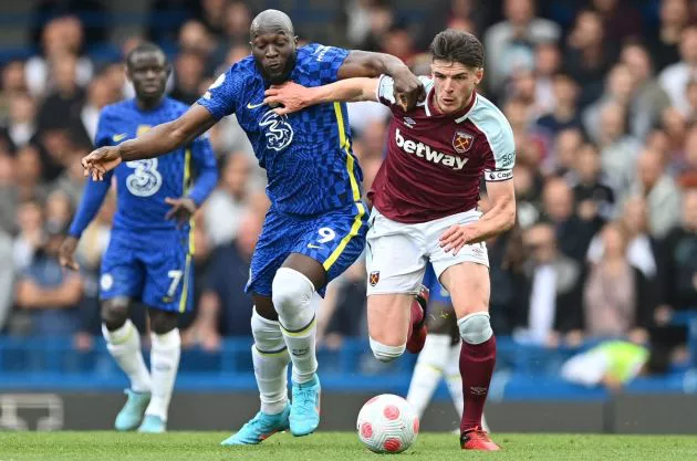 chelsea romelu lukaku west ham declan rice