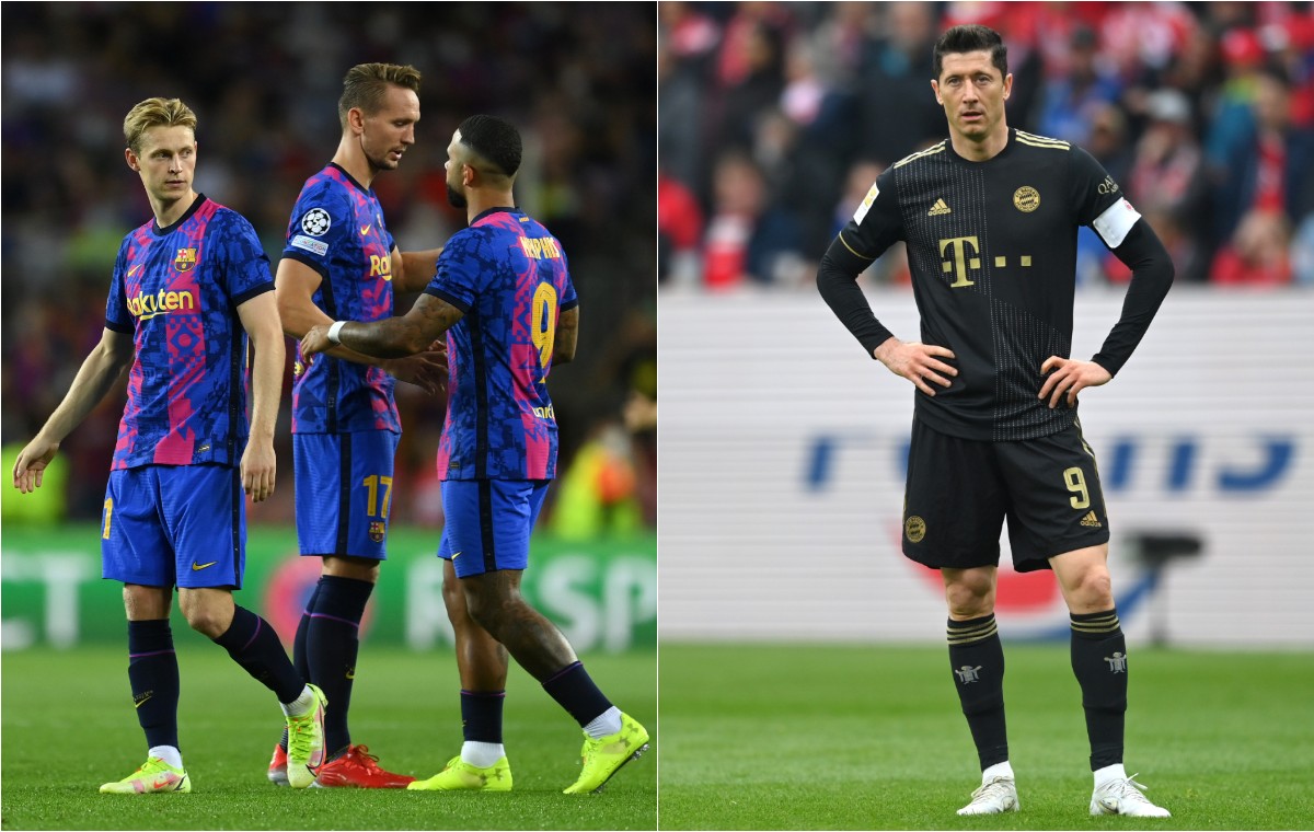 de jong de jong depay lewandowski