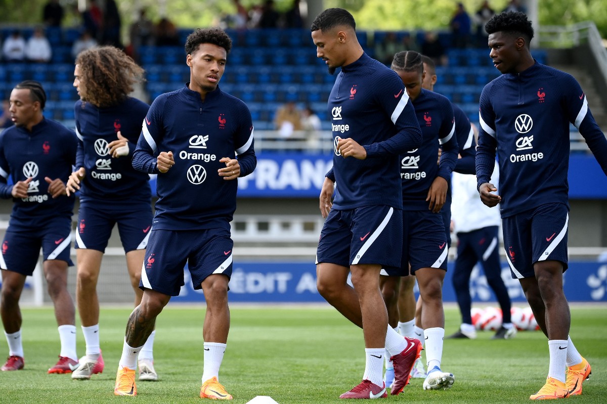 france nations league training saliba