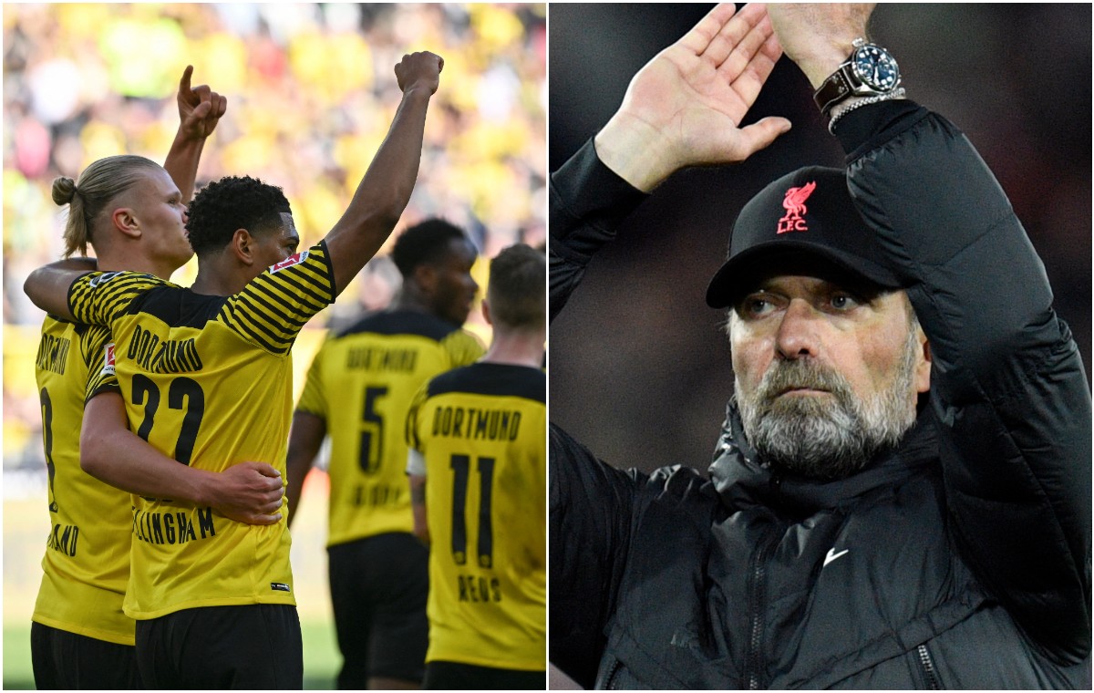 haaland and bellingham and klopp