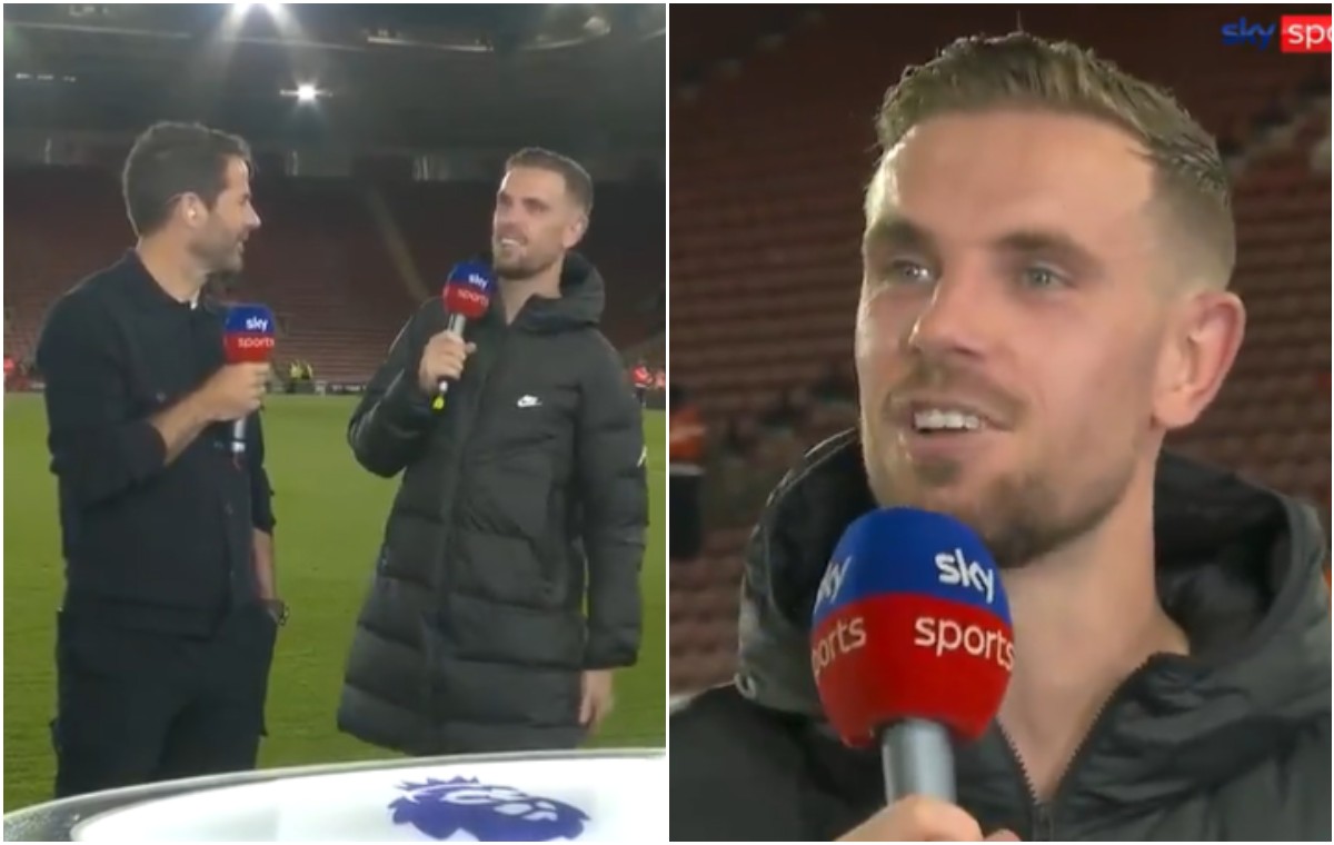 henderson liverpool sky interview
