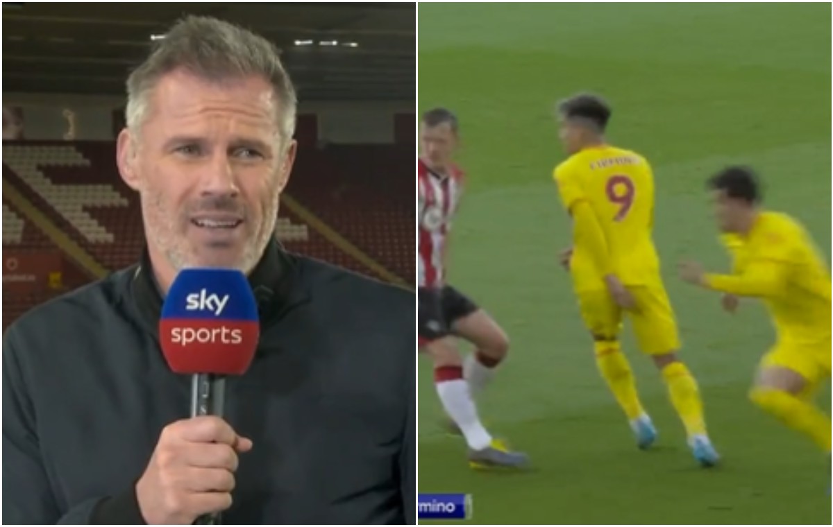 jamie carragher pundit robert firmino liverpool