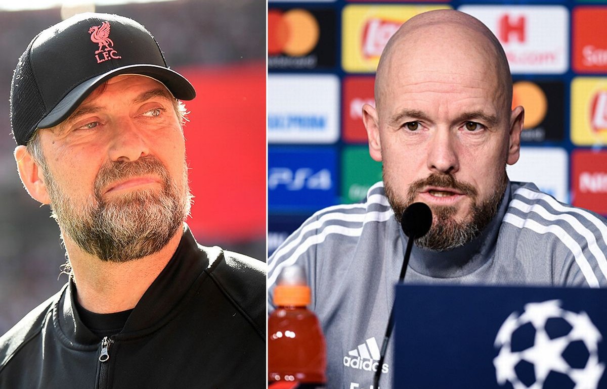 jurgen klopp lfc erik ten hag