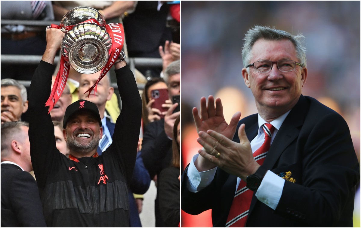 klopp fa cup fergie