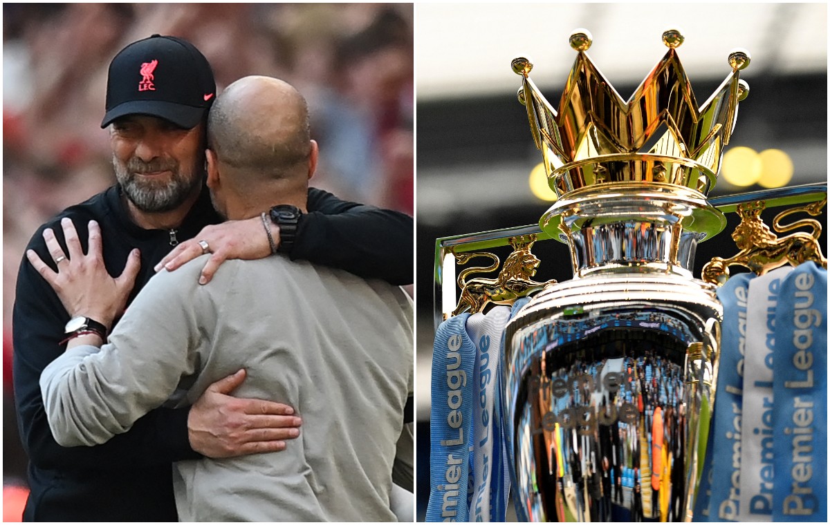 klopp hug guardiola pl trophy pic