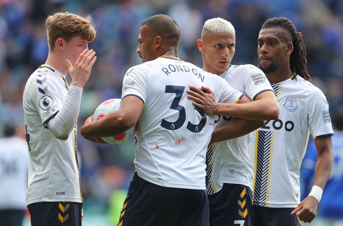 leicester vs everton rondon richarlison iwobi