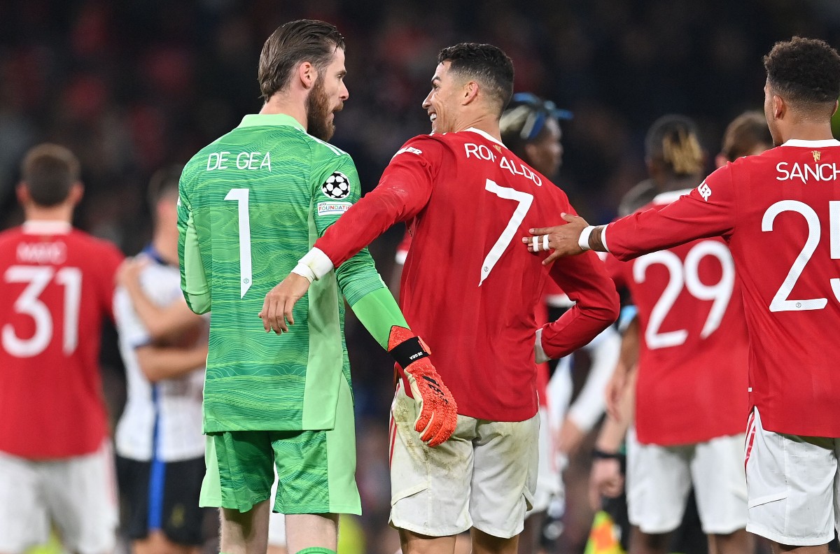 man utd de gea ronaldo