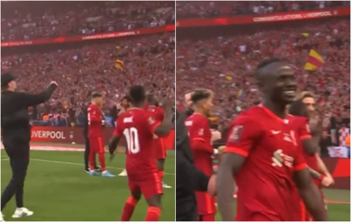 mane klopp fist pump video