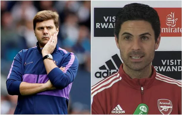 mauricio pochettino spurs mikel arteta afc
