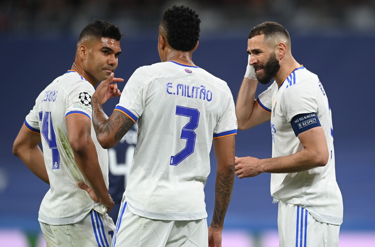 real madrid casemiro militao benzema