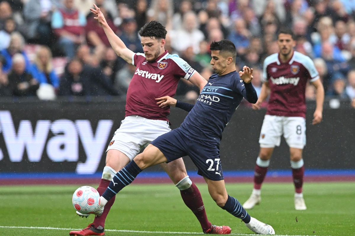 Declan Rice vs Man City