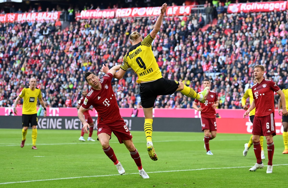 robert lewandowski erling haaland bundesliga