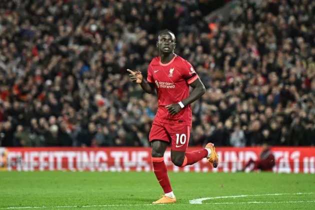 sadio mane liverpool 4-0 man utd