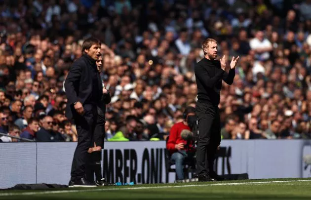 spurs conte and potter brighton