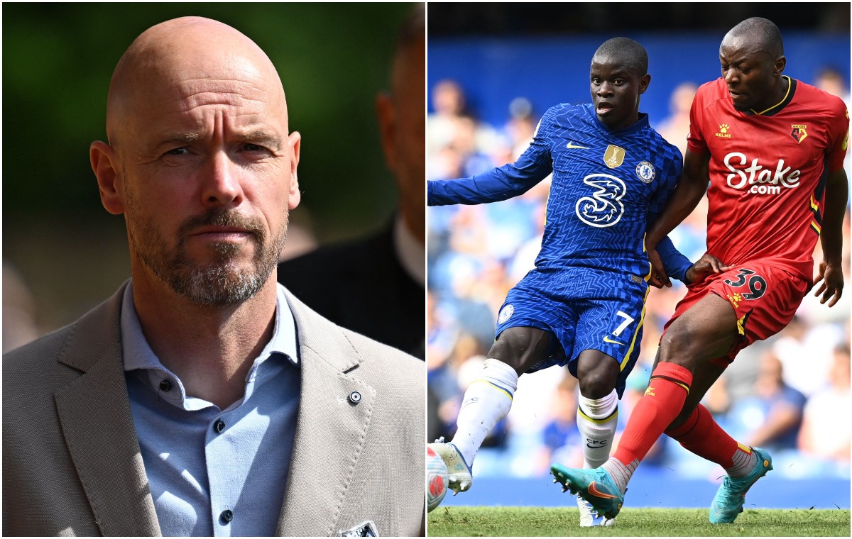 Erik ten Hag and N'Golo Kante
