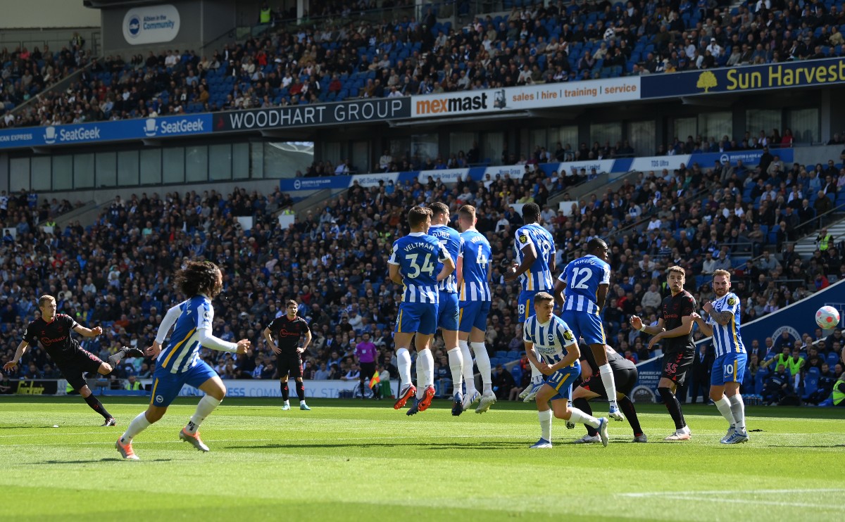james ward-prowse vs brighton