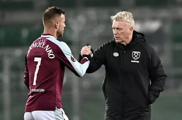 yarmolenko and moyes whu