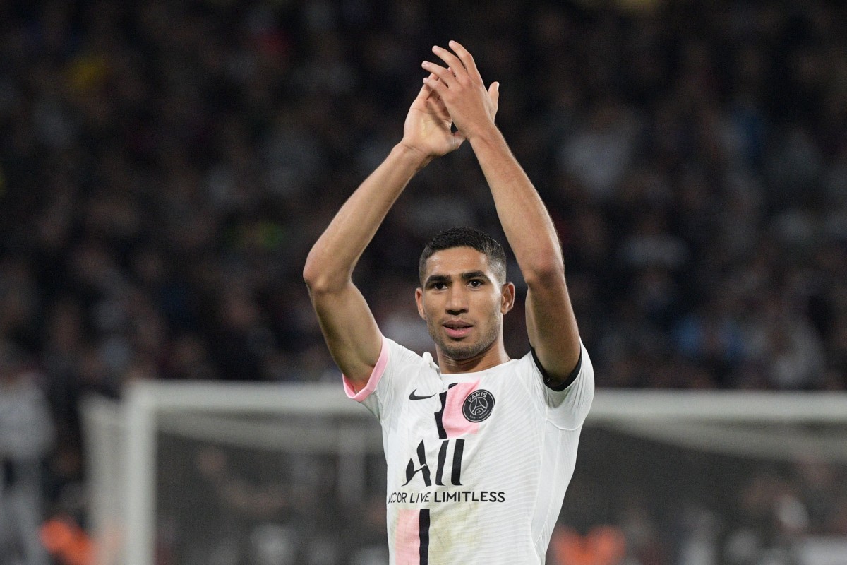 Achraf Hakimi PSG Metz Achraf Hakimi PSG Metz