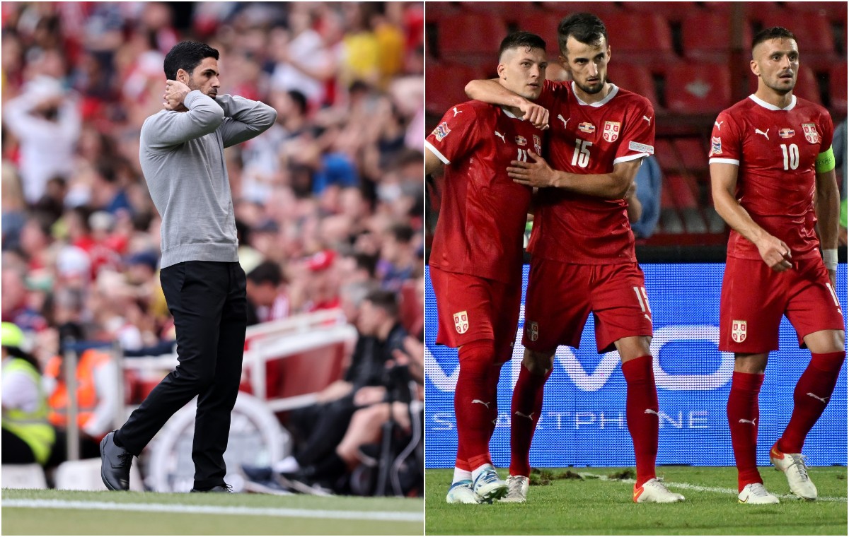 Arteta Arsenal Jovic Serbia