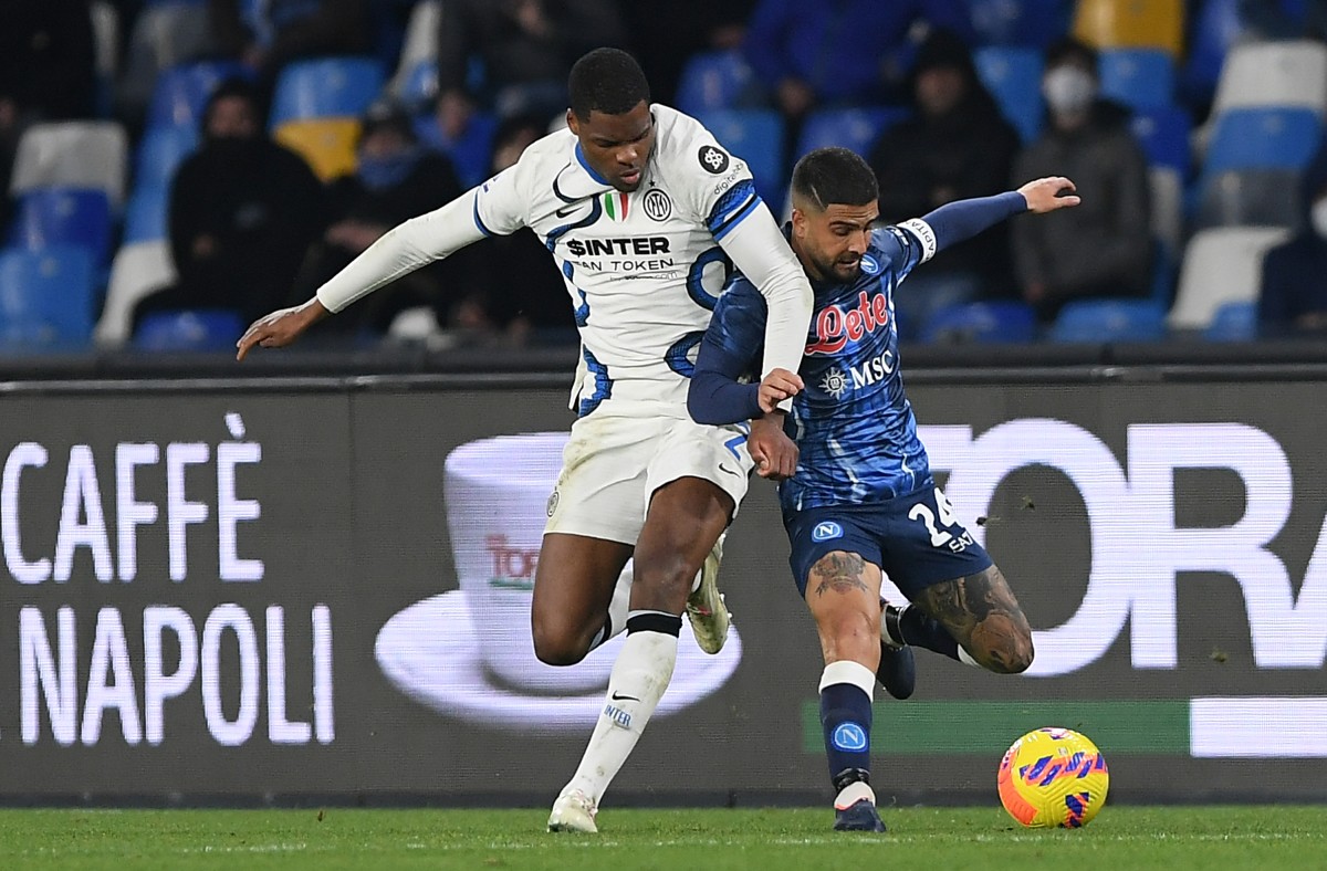 Dumfries Inter vs Insigne Napoli