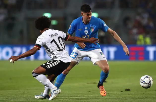Gnabry Bastoni Germany Italy