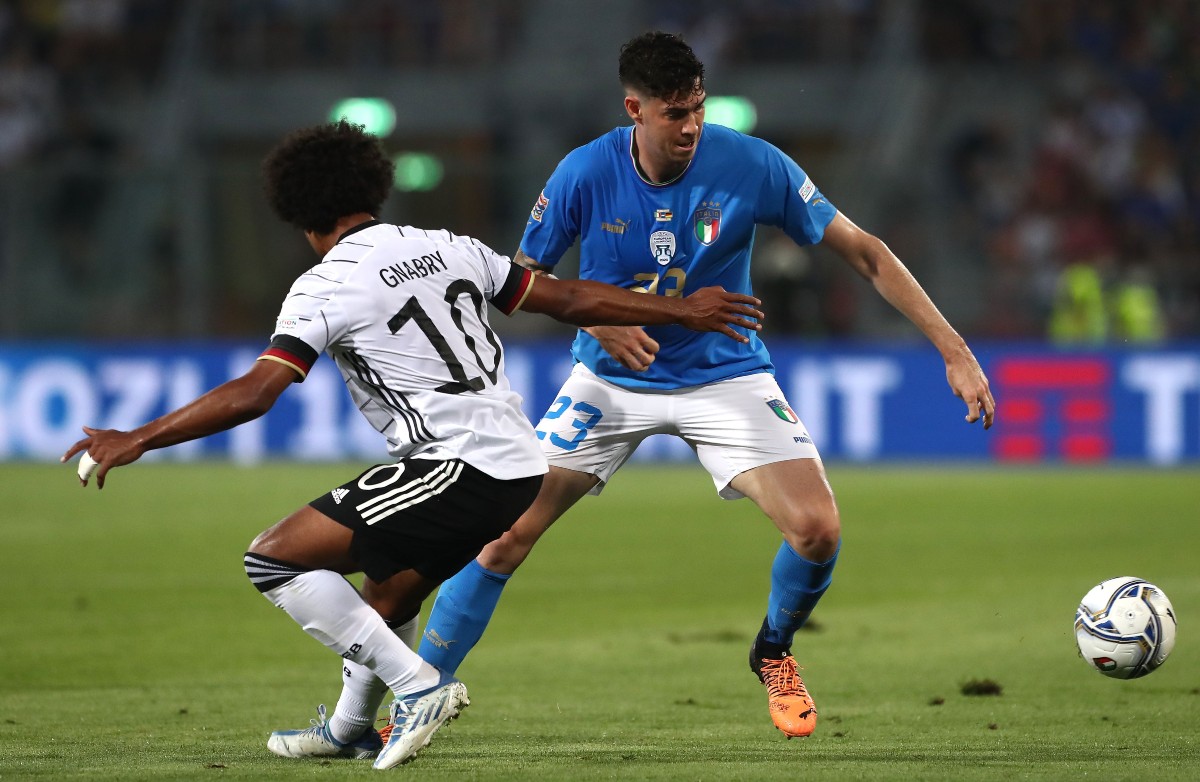 Gnabry Bastoni Germany Italy