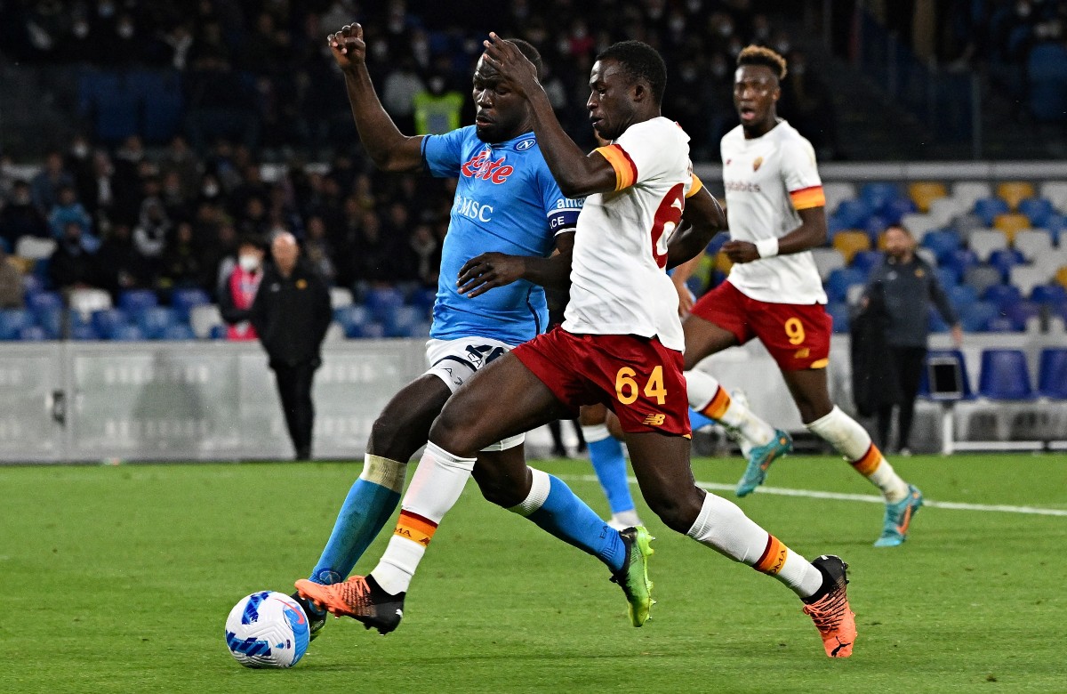 Koulibaly Napoli vs Roma